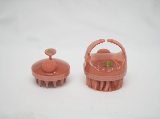 Silicone Bath & Scalp Brush Duo – Gentle Cleansing & Relaxing Care